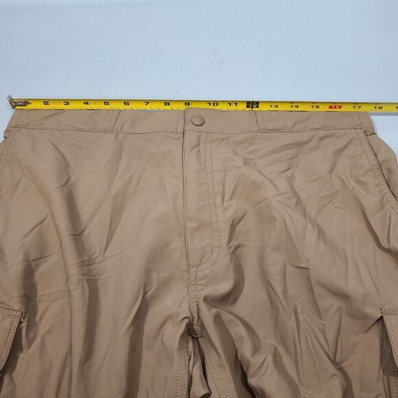 EMS Camp Cargo 10" Bermuda Shorts Fossil Men's Size 36 NWT Small Spot On Back - Picture 8 of 9